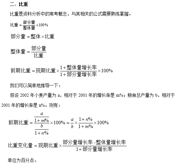 比重