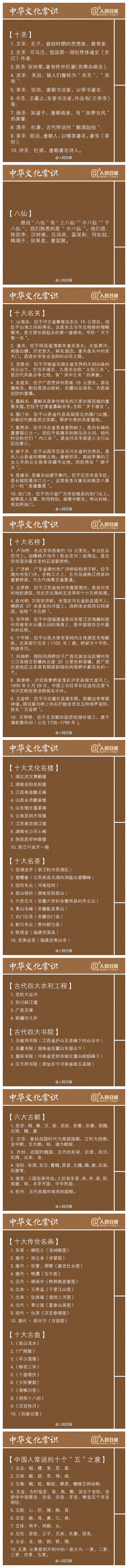 常識積累:最全中華文化常識 常識積累:最全中華文化常識