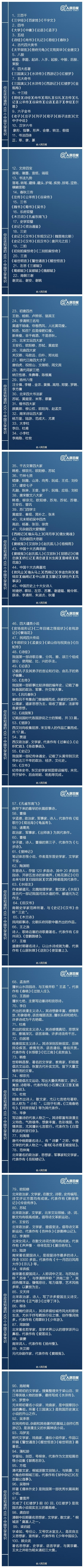 常識(shí)積累:100個(gè)必備文學(xué)常識(shí) 常識(shí)積累:100個(gè)必備文學(xué)常識(shí)